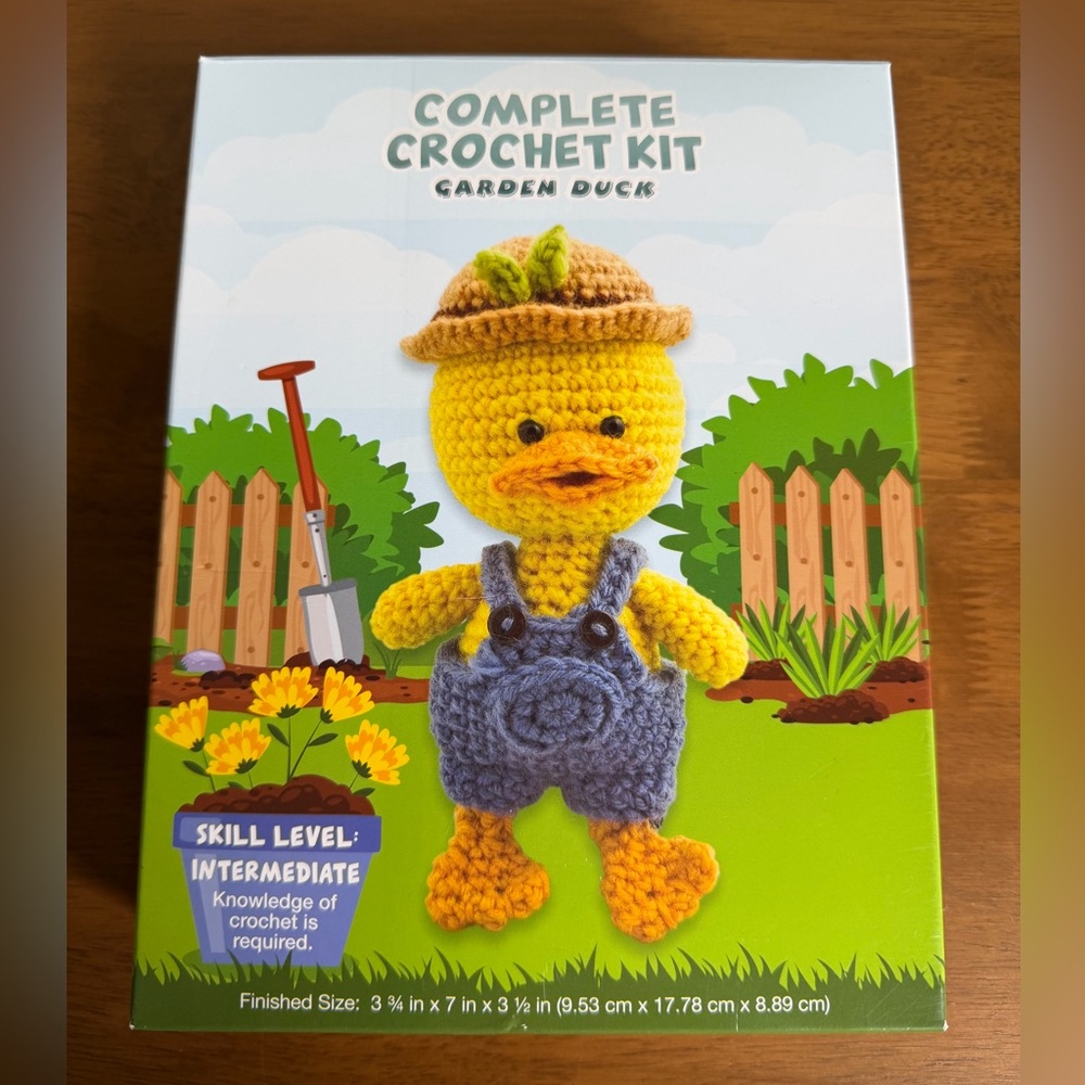 Garden Duck Crochet Kit